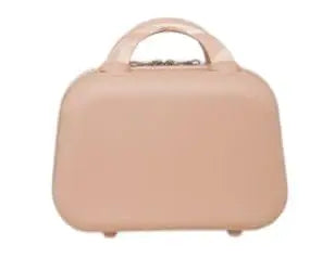 Portable light blue kids travel makeup bag, ideal for little ones to carry their beauty essentials for vacations and sleepovers. www.usmile.toys