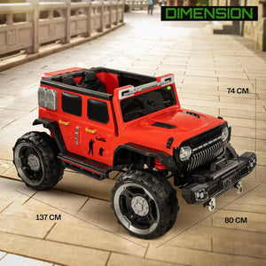 Kids electric jeep  car with lights music" www.usmile.toys