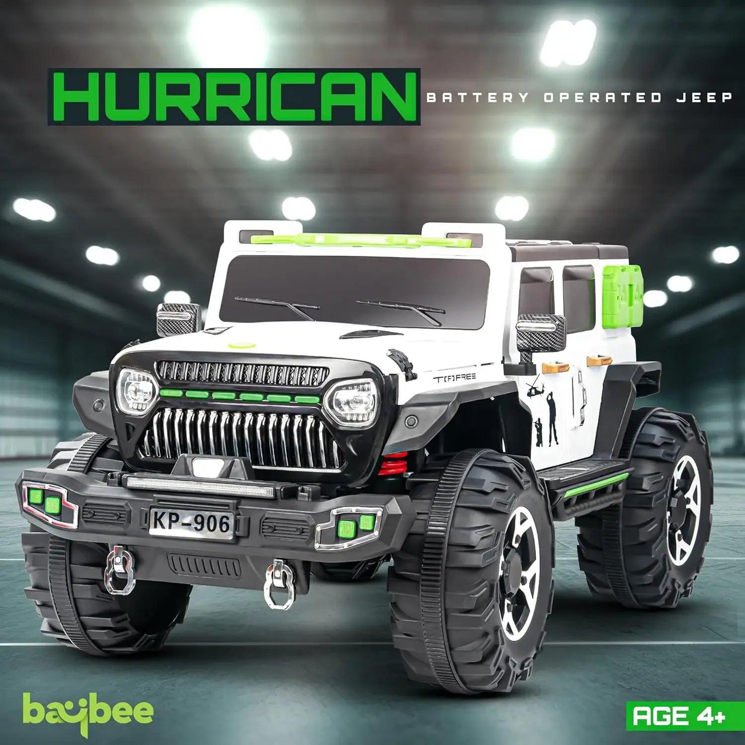 Kids electric jeep  car with lights music" www.usmile.toys
