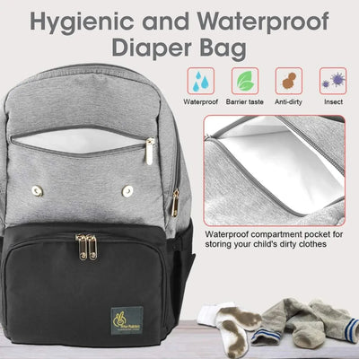 Stay organized and prepared with the R For Rabbit Caramello Smart Baby Diaper Bag, a versatile backpack offering ample storage and easy access to all your baby's necessities. Available at uSmile.toys." www.usmile.toys