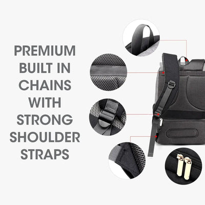 Stay organized and prepared with the R For Rabbit Caramello Smart Baby Diaper Bag, a versatile backpack offering ample storage and easy access to all your baby's necessities. Available at uSmile.toys." www.usmile.toys