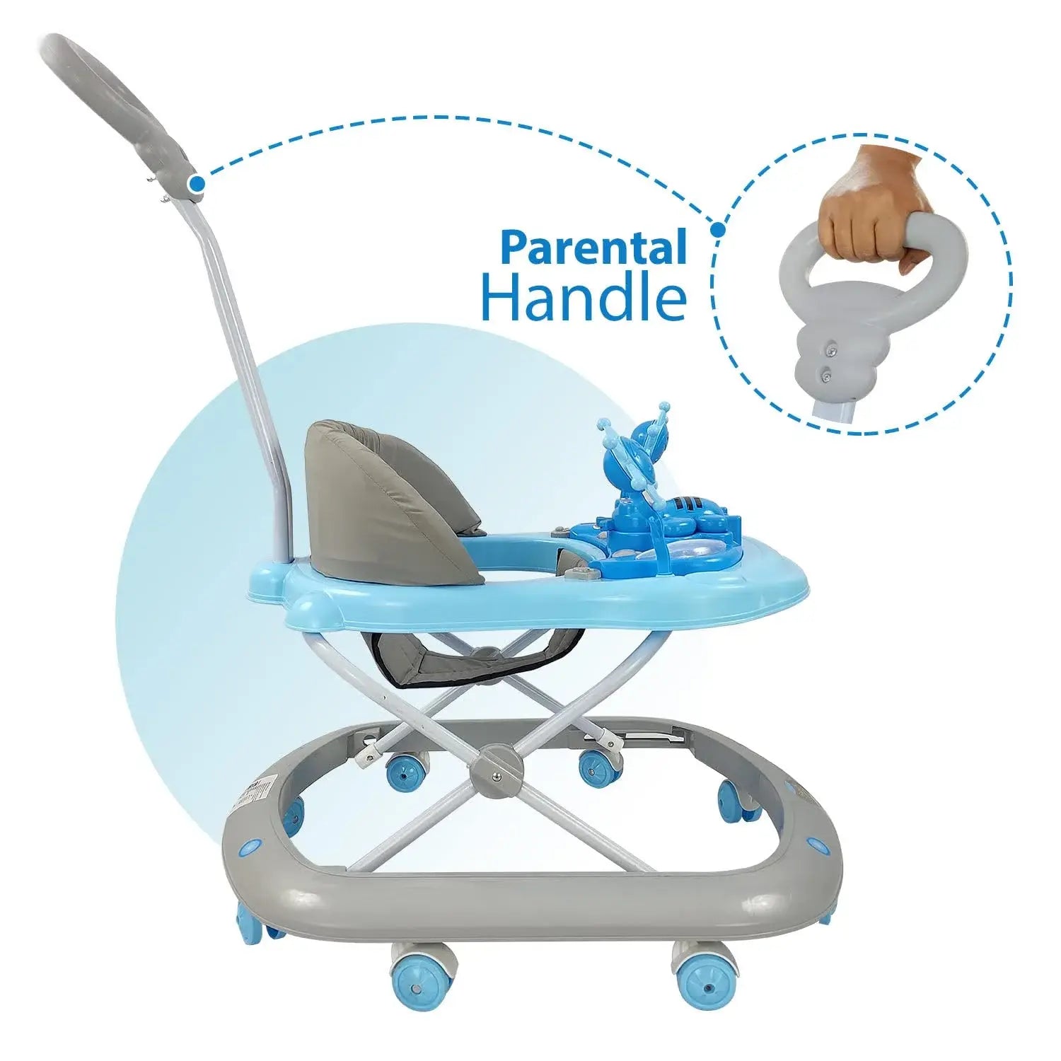 Baby Walker - Dash Butterfly Deluxe Baby Walker - 3 Position
