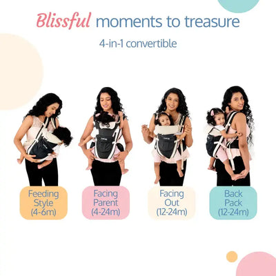 Experience hands-free comfort and keep your baby close with the Luvlap Elegant Baby Carrier, offering a secure and stylish solution for modern parents. Available at uSmile.toys." www.smile.toys