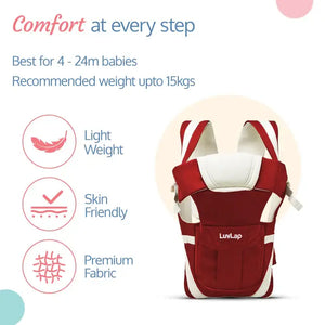 Experience hands-free comfort and keep your baby close with the Luvlap Elegant Baby Carrier, offering a secure and stylish solution for modern parents. Available at uSmile.toys." www.smile.toys