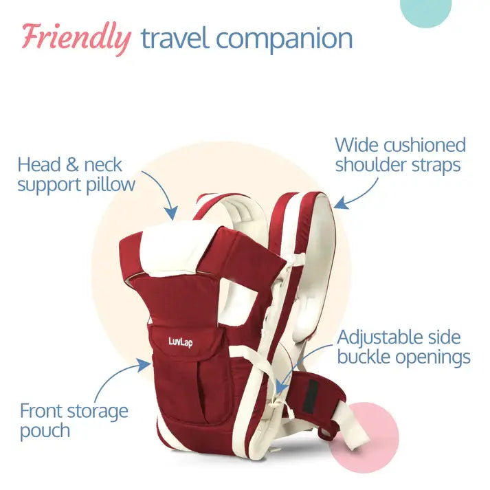 Experience hands-free comfort and keep your baby close with the Luvlap Elegant Baby Carrier, offering a secure and stylish solution for modern parents. Available at uSmile.toys." www.smile.toys