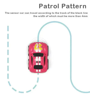 Mini RC Intelligent Follow Me Car - Assorted Color