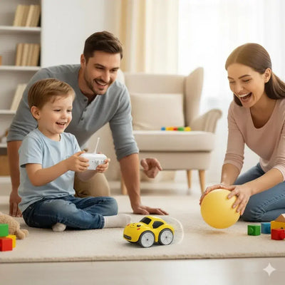 Mini RC Intelligent Follow Me Car - Assorted Color