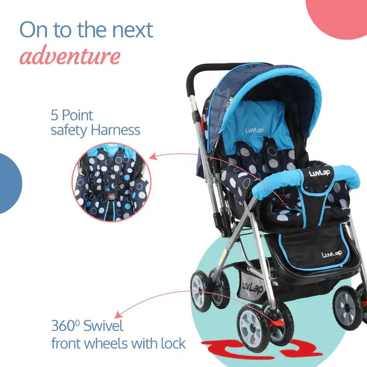 Baby Stroller - Orange Sunshine Theme | uSmile.toys" www.usmile.toys