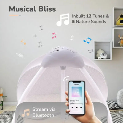 Provide ultimate comfort and hands-free soothing with the R For Rabbit Baby Cradle & Auto Swing, featuring gentle lullabies and remote control for easy adjustments, ensuring peaceful sleep for your baby. Available at uSmile.toys." www.usmile.toys