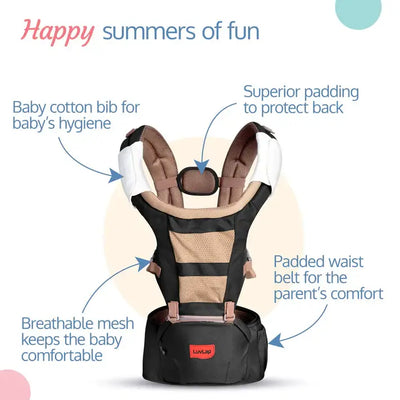 Baby Hip Seat Carrier - Green | uSmile.toys" www.usmile.toys
