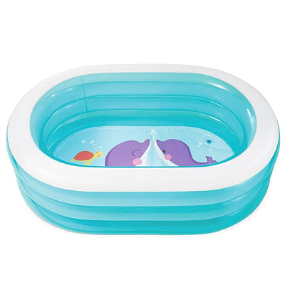 Intex Oval Whale Fun Pool for Kid, Multicolor