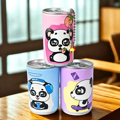 Cute Panda TIn Wet Wipes - Set of 3 | Assorted Color