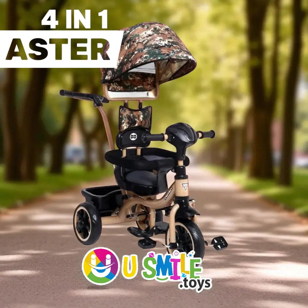 Fun Ride Aster Tricycle | Made In india | 4 in 1 Tricycle