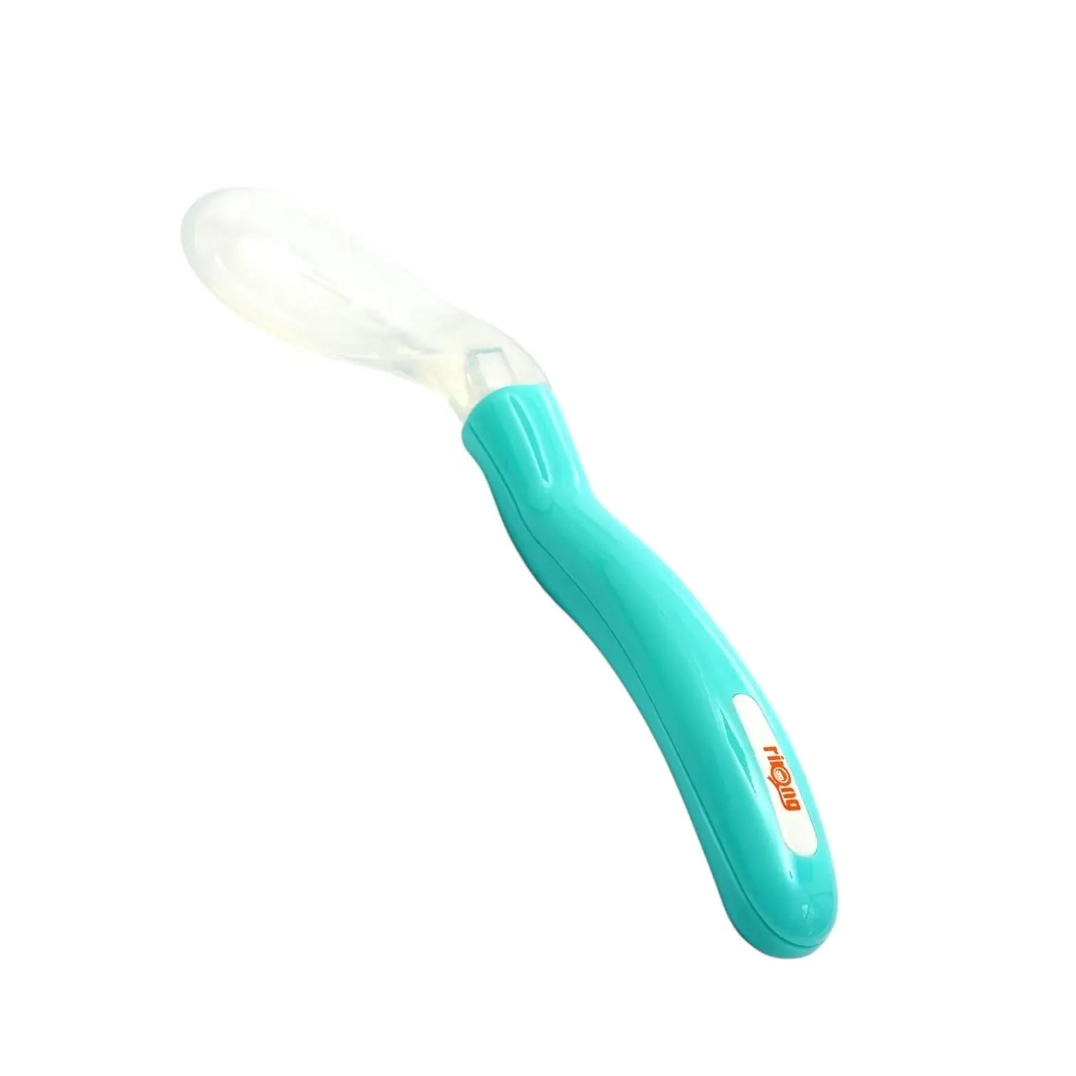 Rikang Right Handed Angled Silicone Baby Spoon