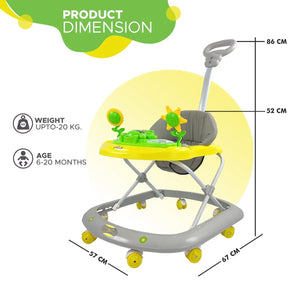 Activity walker for babies, the Dash Butterfly model, offering interactive toys and a comfortable seat for early development. www.usmile.toys