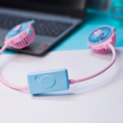 Usmile® hands-free neck fan: cute, cool, and convenient in assorted colors.
Shop this portable personal fan and more at www.usmile.toys.