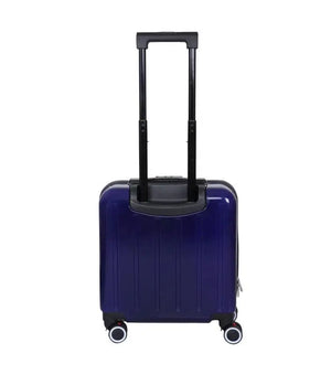 Kids space-themed 3D trolley suitcase with astronaut playing guitar www.usmile.toys