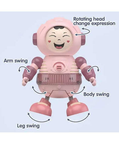 Blast off to fun with our dancing space robot toy! It lights up, plays music, and moves, guaranteeing hours of fun for your little astronaut. Shop Usmile Toys.