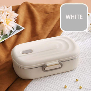 Stainless steel two-compartment lunch box for kids, leakproof and reusable, perfect for packing school meals.
These stylish and durable lunch containers are ideal for school, office, and travel use. Available at www.usmile.toys, your trusted online store for toys, kids stationery, return gifts, baby products, and essentials. Enhance your lunchtime experience with our leakproof, multi-compartment bento boxes designed for easy packing and freshness retention