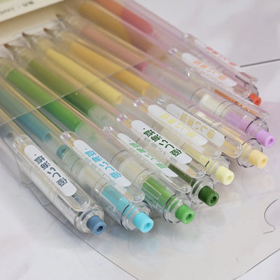 Set of 9 Assorted Color Gel Pens: Includes a variety of vibrant and muted ink colors for creative projects. Smooth flow pens.
www.usmile.toys