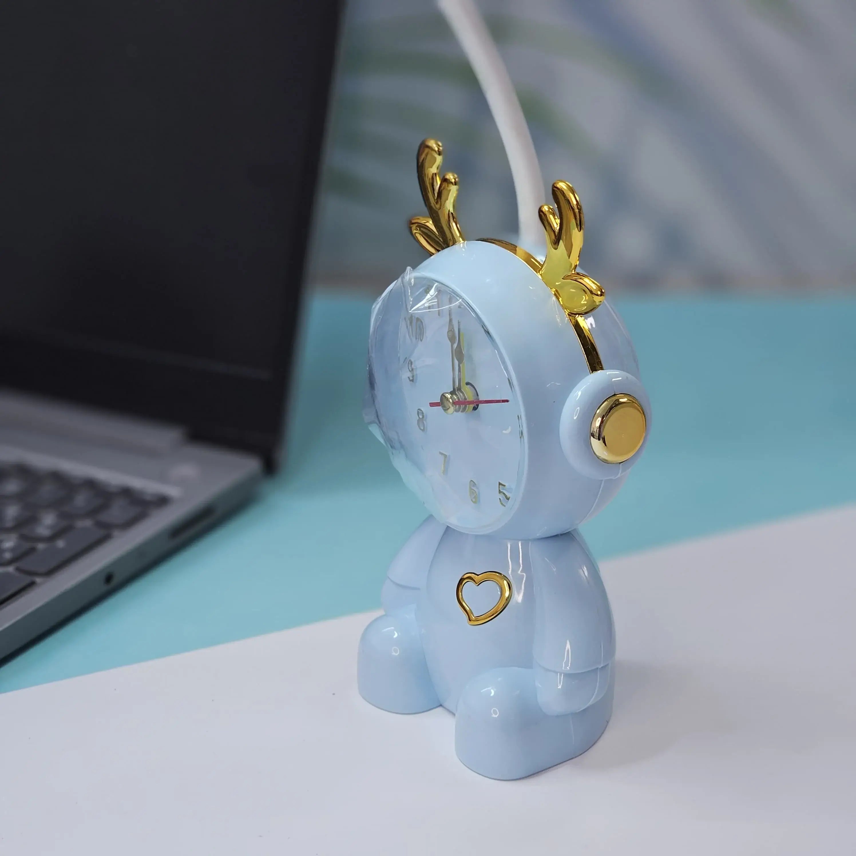 Kids Trending Clock | Adorable Bunny Clock with Night Lamp