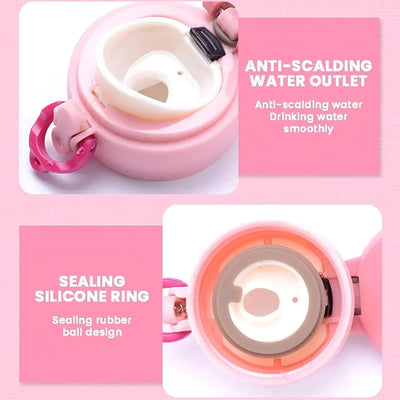 Durable stainless steel thermal flasks for kids with secure lids, perfect for school, travel, and everyday hydration. www.usmile.toys