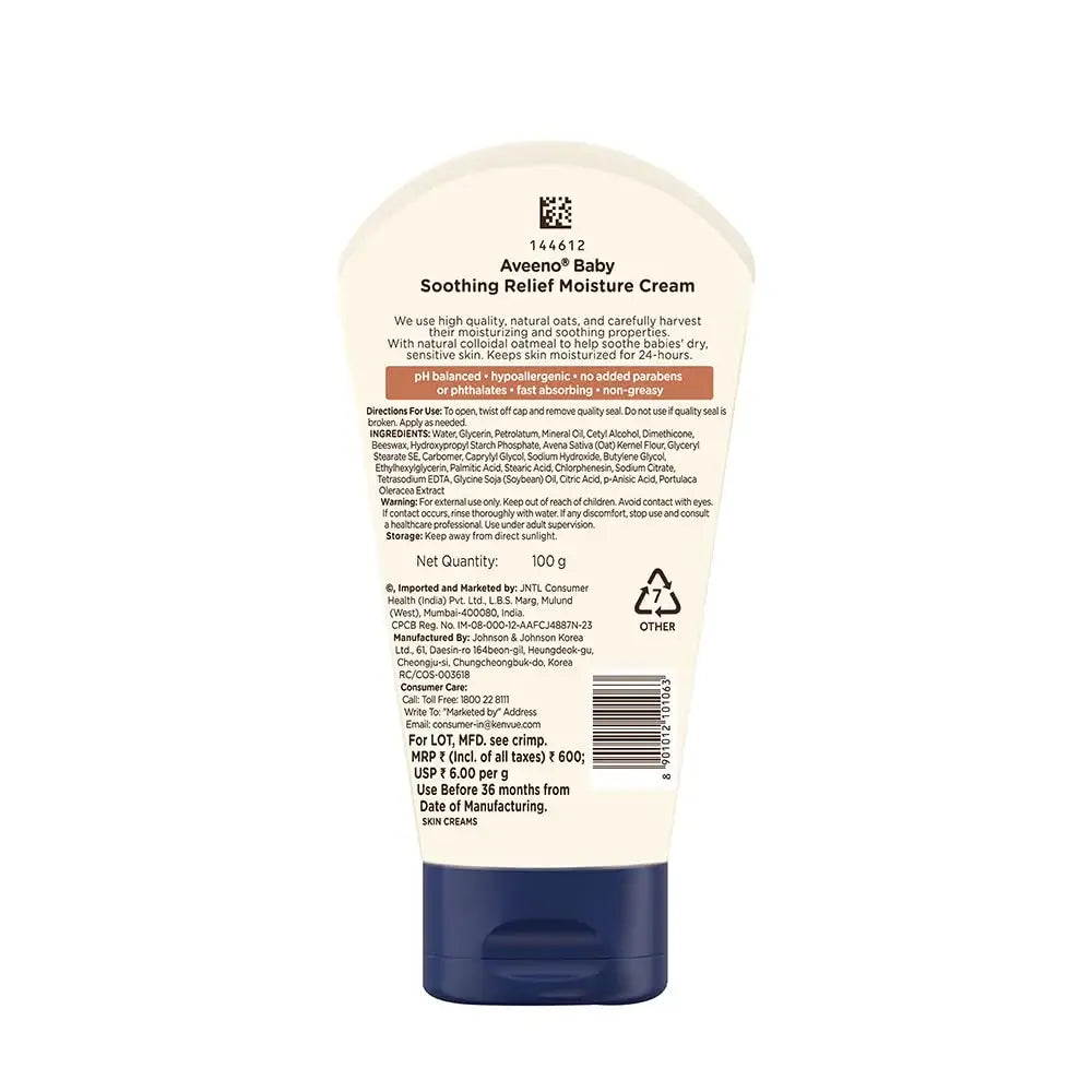 Aveeno Baby Soothing Relief Moisture Cream | 100G