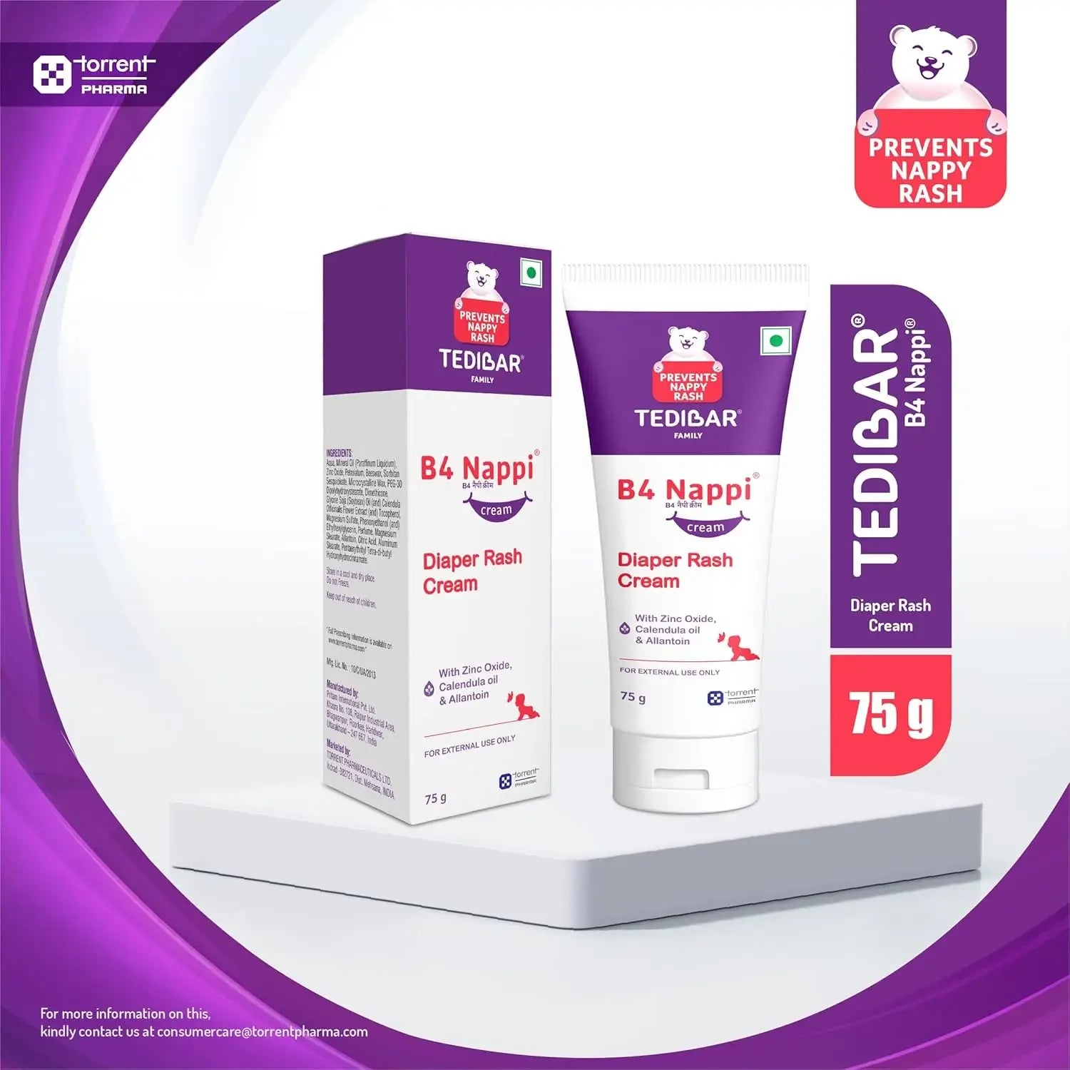 B4 Nappi Cream 75gm - Diaper Rash Prevention Cream.
www.usmile.toys 