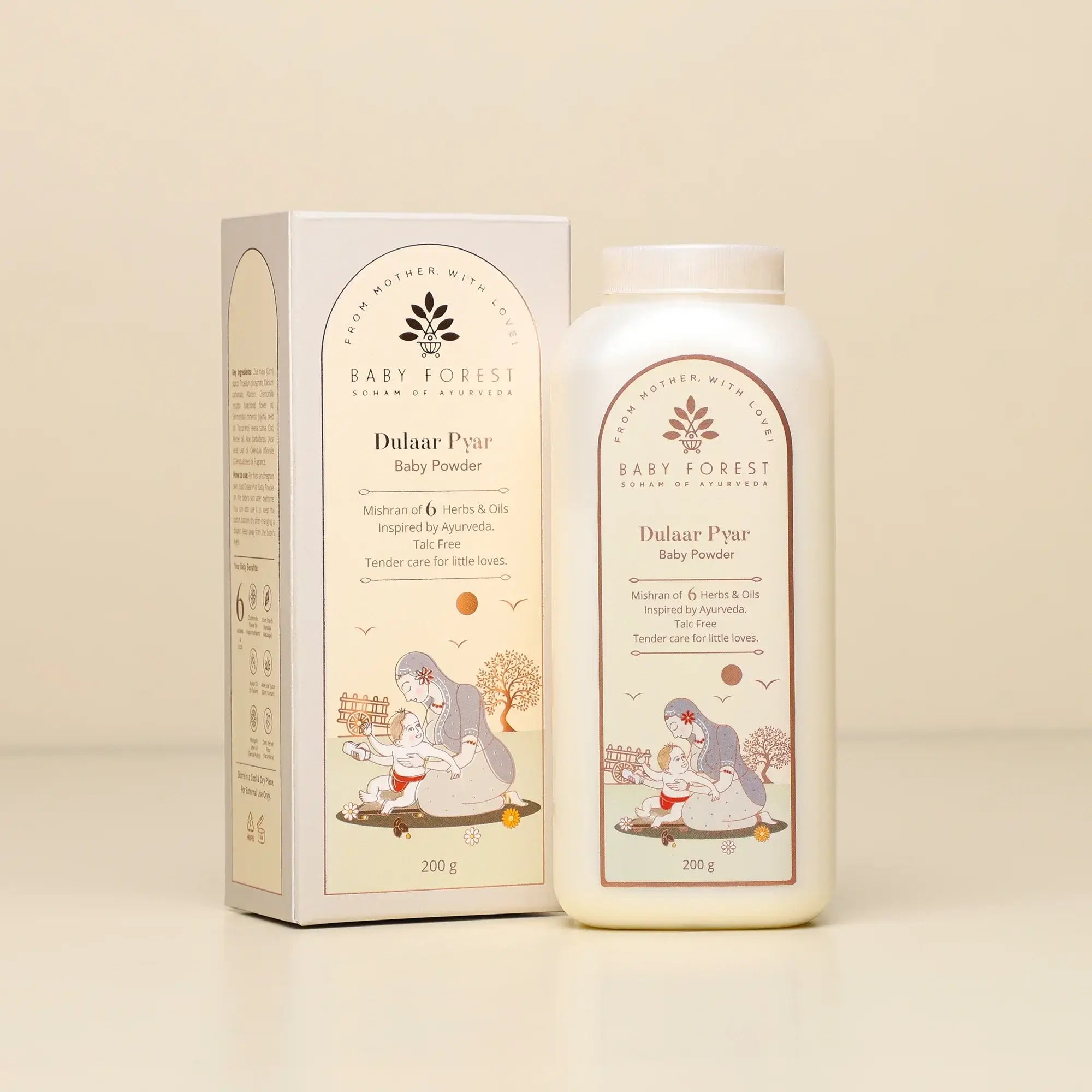 Baby Forest Dulaar Pyar Talc-Free Baby Powder