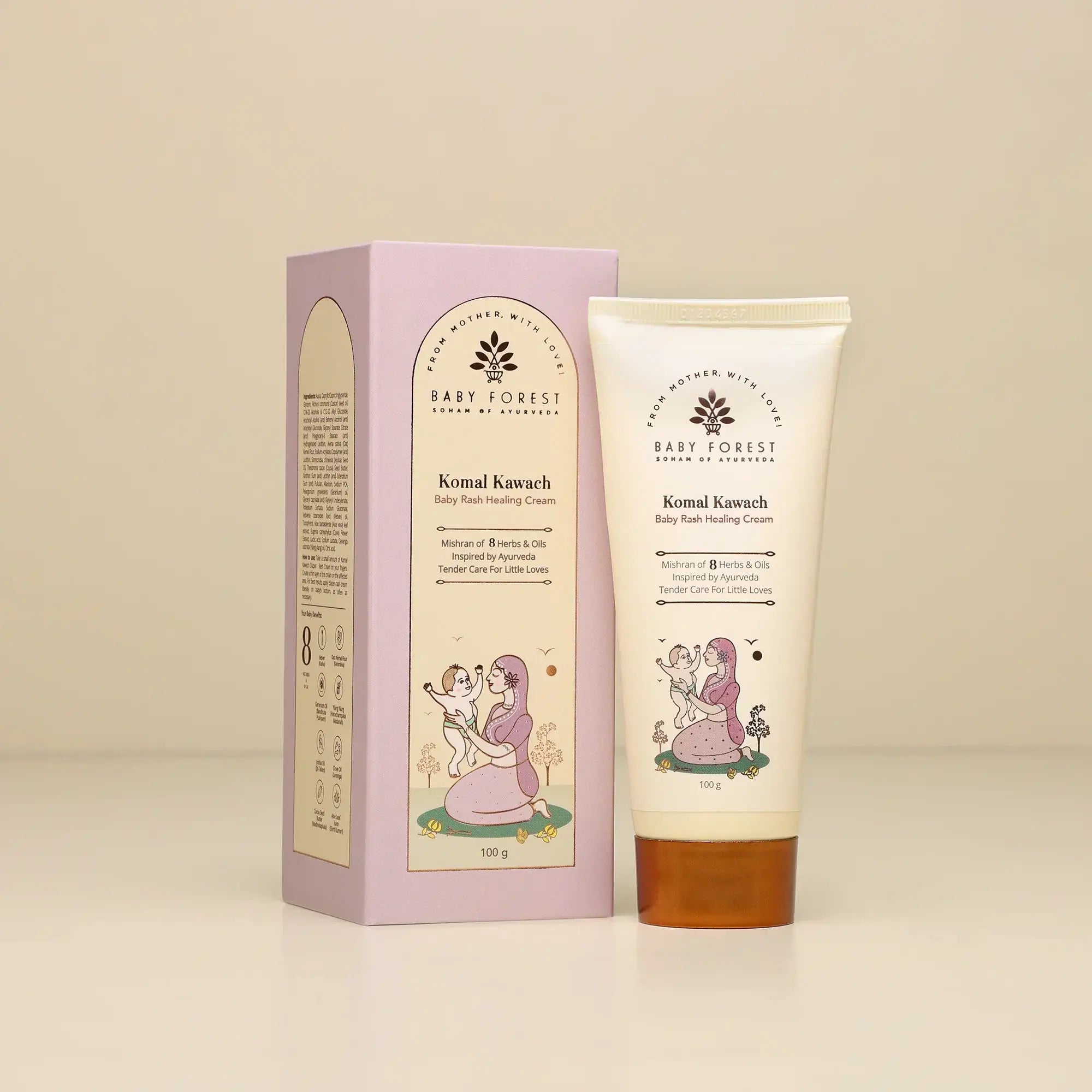 Baby Forest Komal Kawach Baby Rash Healing Cream