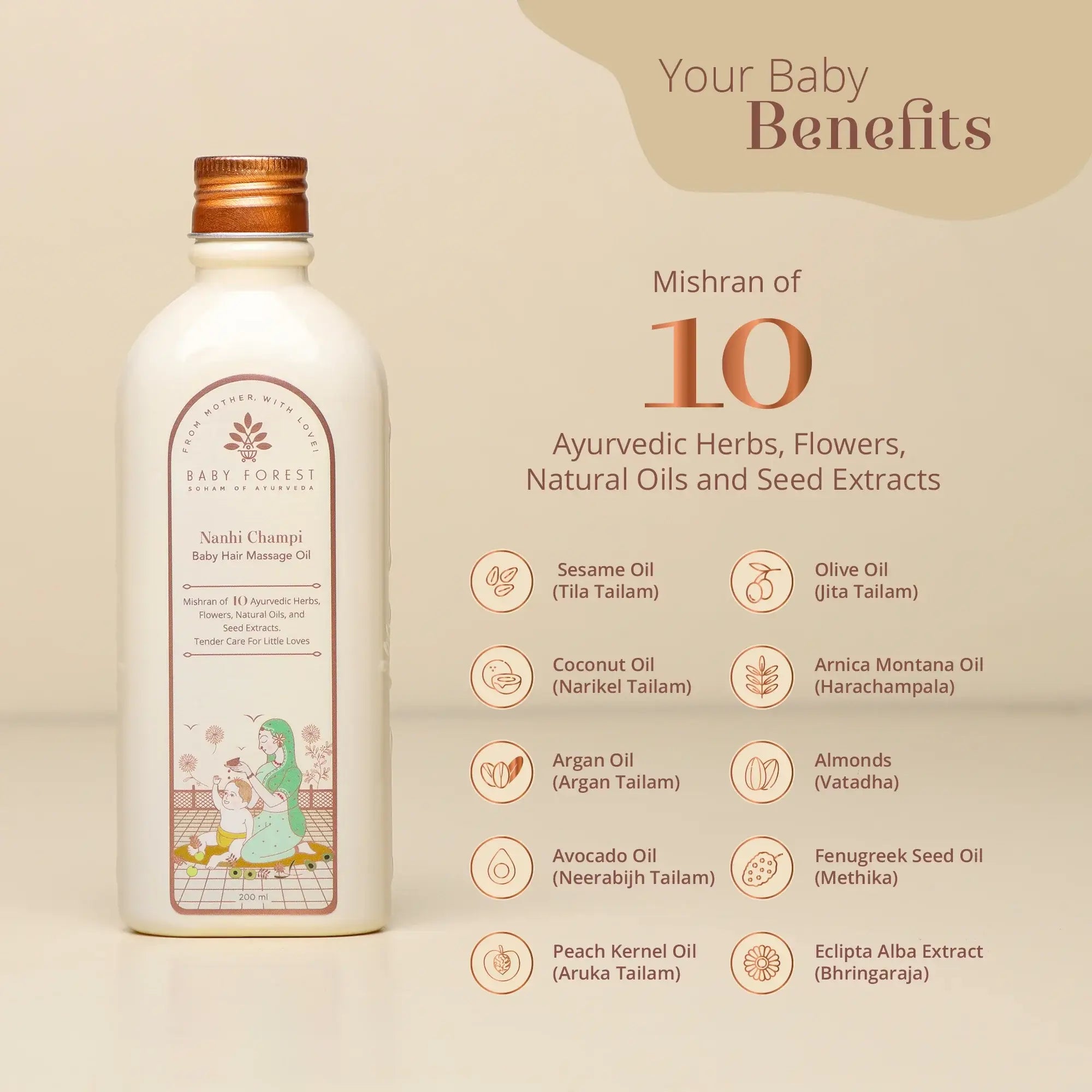 Baby Forest Nanhi Champi Baby Hair Massage Oil