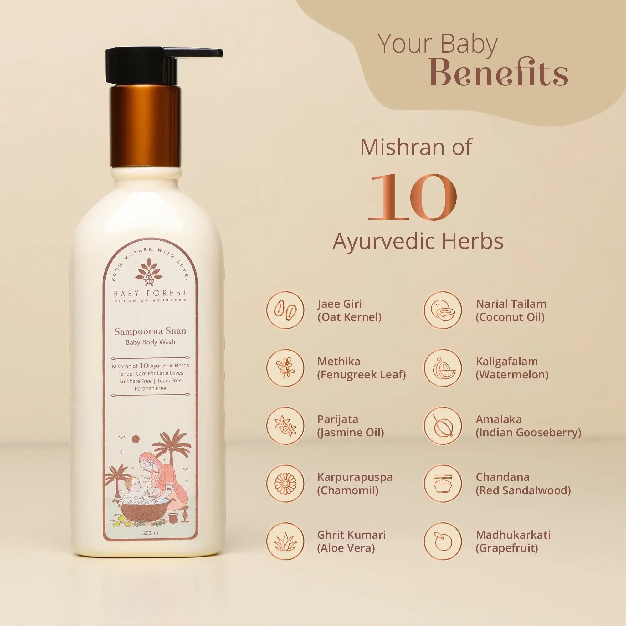 Baby Forest Sampoorna Snan Baby Body Wash