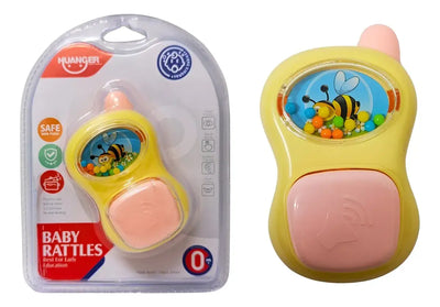 Baby Rattles Phone Pink Huanger are brightly colored and come in an array of fun and playful shapes. Start your little one’s development of hand eye coordination and sense of touch off early. In an array of shapes, textures and unique designs your little one is sure to love them