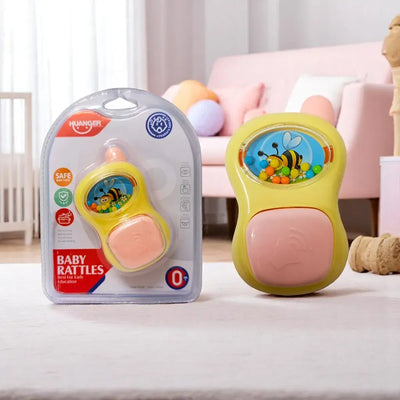 Baby Rattles Phone Pink Huanger are brightly colored and come in an array of fun and playful shapes. Start your little one’s development of hand eye coordination and sense of touch off early. In an array of shapes, textures and unique designs your little one is sure to love them