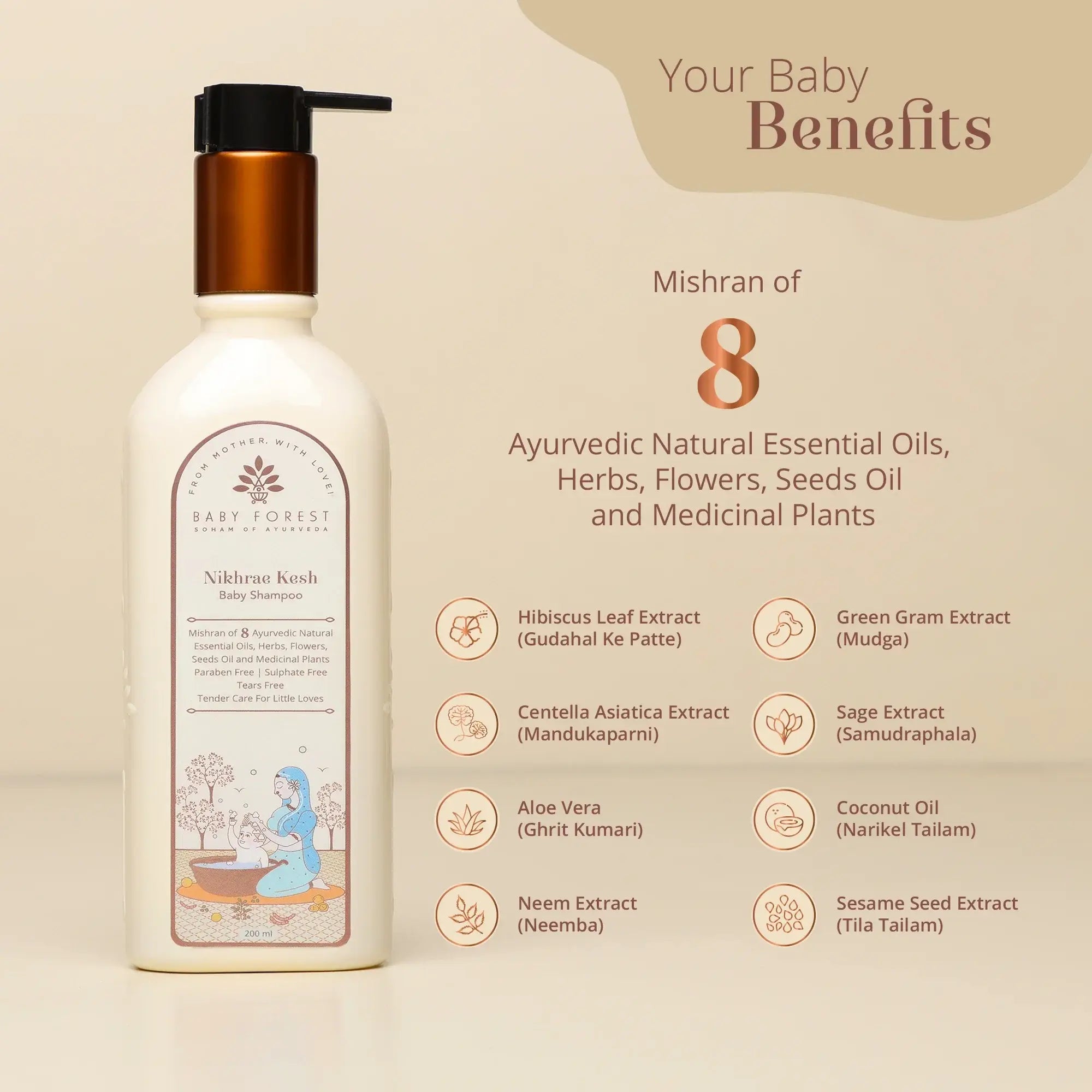 Baby Forest Nikhrae Kesh Baby Shampoo