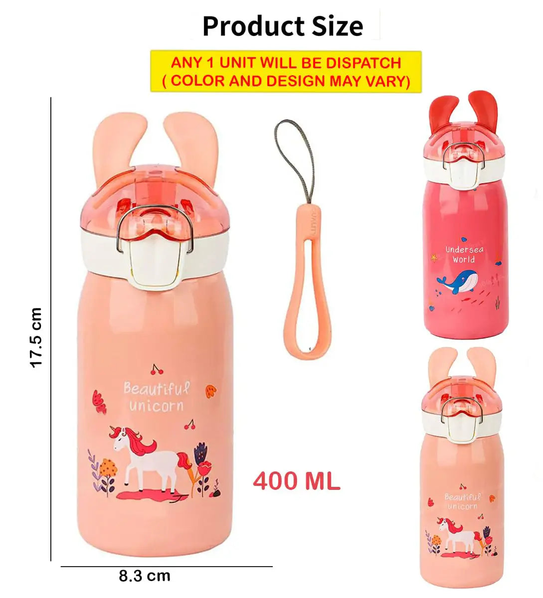 Stainless Steel Kids Thermos Water Bottles: Cartoon prints like unicorn, woodland, and undersea. Keeps drinks hot or cold.
www.usmile.toys