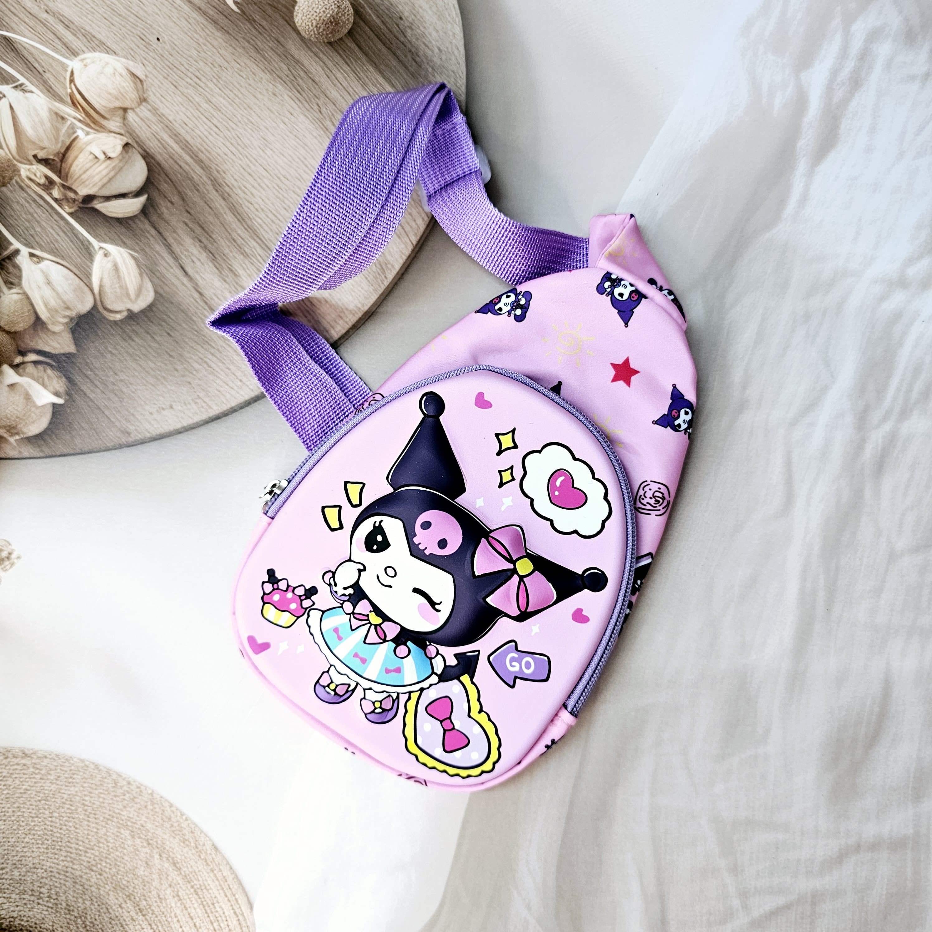 Cartoon Sling Bags, Kids Crossbody Bags, Children's Sling Bags, Fun Bags for Kids, Character Bags, Children's Accessories, Travel Bags for Kids, www.usmile.toys, Kids' Fashion, Children's Gifts.