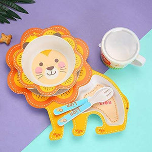 Lion Kids Tableware Set: Cute cartoon lion design for fun and healthy mealtimes. Perfect for toddlers and children.
www.usmile.toys