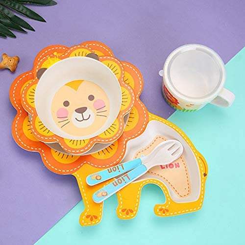 Lion Kids Tableware Set: Cute cartoon lion design for fun and healthy mealtimes. Perfect for toddlers and children.
www.usmile.toys