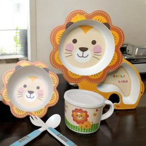 Lion Kids Tableware Set: Cute cartoon lion design for fun and healthy mealtimes. Perfect for toddlers and children.
www.usmile.toys