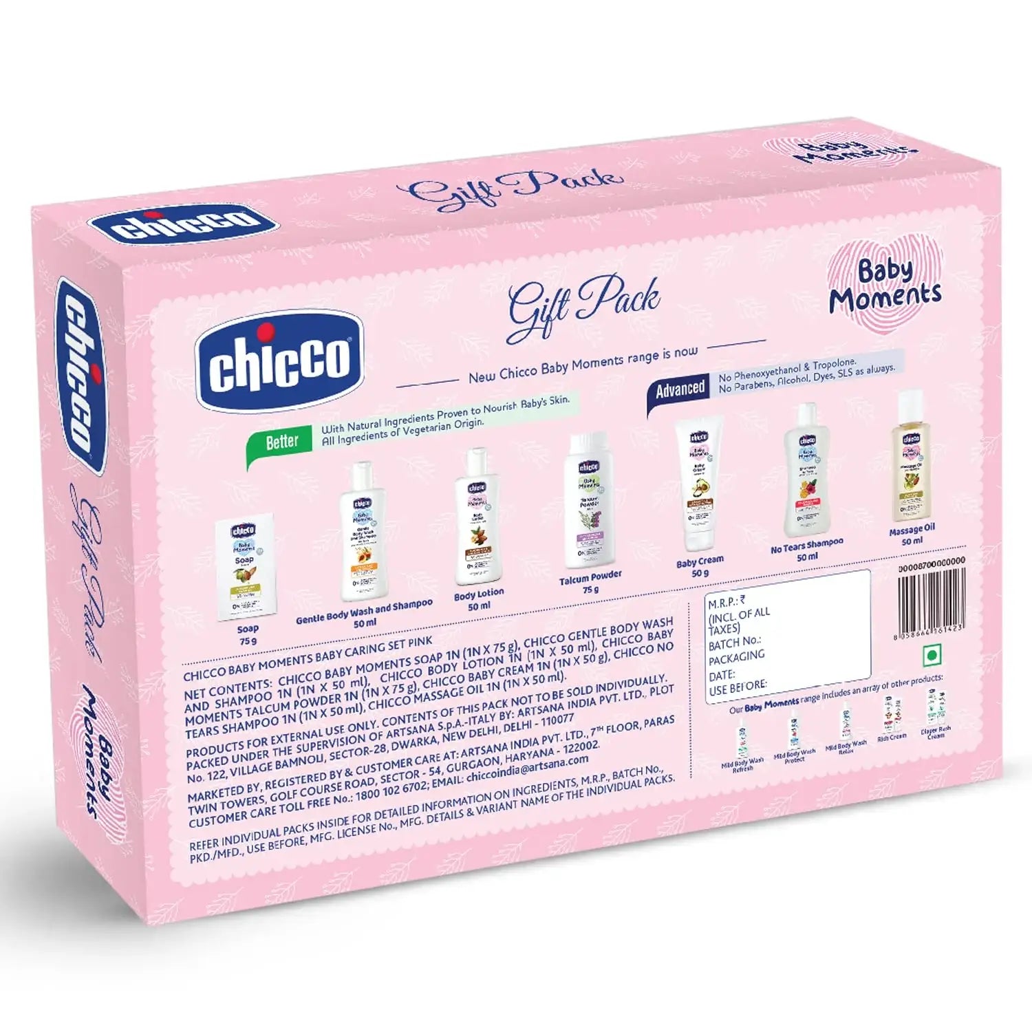 Chicco Baby Moments Caring Set Pink, Gift Set for Babies, 0m+
www.usmile.toys