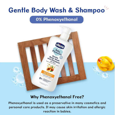 Chicco Baby Moments Gentle Body Wash And Shampoo For Rich Moisturised Skin & Soft Hair 500ml
www.usmile.toys