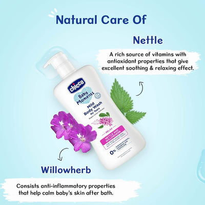 Chicco Baby Moments Mild Body Wash Relax, New Advanced Formula with Natural Ingredients, No Tears & Soap-Free, Mild formula for Baby’s Body & Face Wash www.usmile.toys