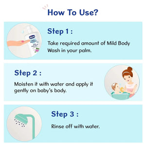 Chicco Baby Moments Mild Body Wash Relax, New Advanced Formula with Natural Ingredients, No Tears & Soap-Free, Mild formula for Baby’s Body & Face Wash www.usmile.toys