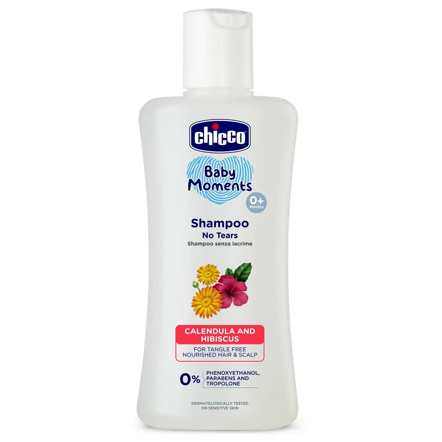 Chicco Baby Moments Shampoo for Tear-Free Bath Times | Natural Ingredients