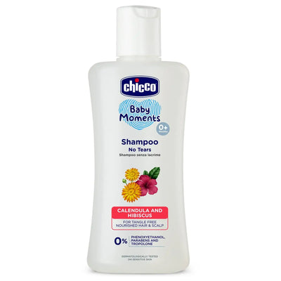 Chicco Baby Moments Shampoo for Tear-Free Bath Times | Natural Ingredients