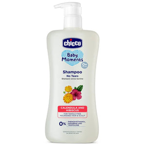 Chicco Baby Moments Shampoo for Tear-Free Bath Times | Natural Ingredients