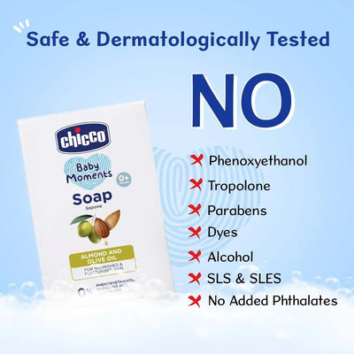 www.usmile.toys_Chicco_Baby_Moments_Soap_125G_Almond_and_Olive_oil_For_Nourishing_moisturised_Skin_01