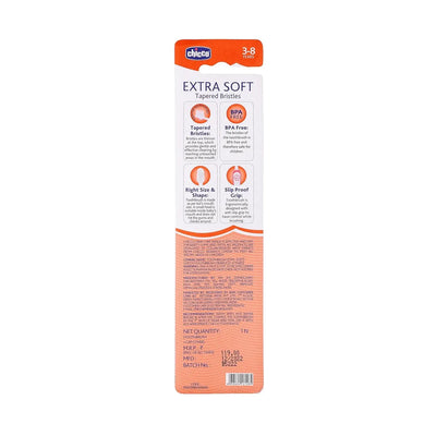 Chicco Toothbrush Orange | 3Y-8Y