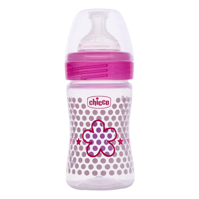 Chicco Well-Being 150 ml Feeding Plastic Bottle, Advanced Anti-Colic System, BPA Free, Hygienic Silicone Teat (Pink)
www.usmile.toys